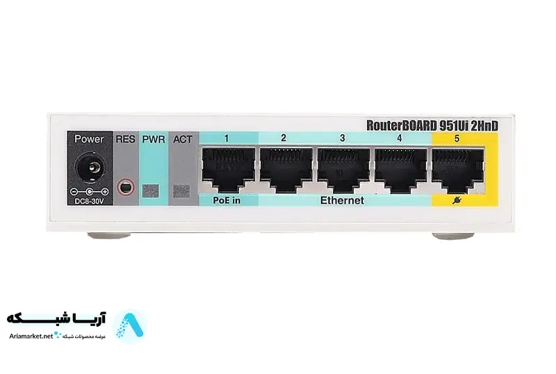 روتر برد وایرلس میکروتیک مدل RB951Ui-2HnD