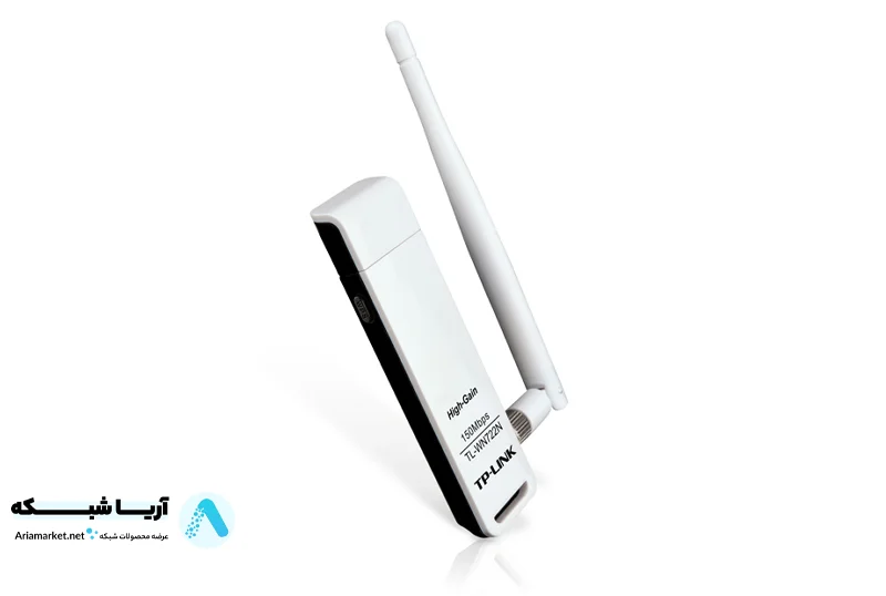 کارت شبکه بی‌سیم و USB تی پی لينک مدل TL-WN722N