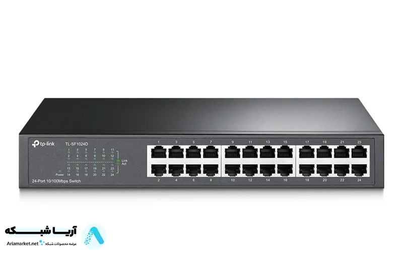 سوییچ تی پی لینک Tp-Link TL-SF1024D دسکتاپ-رکمونت 24 پورت 10/100Mbps