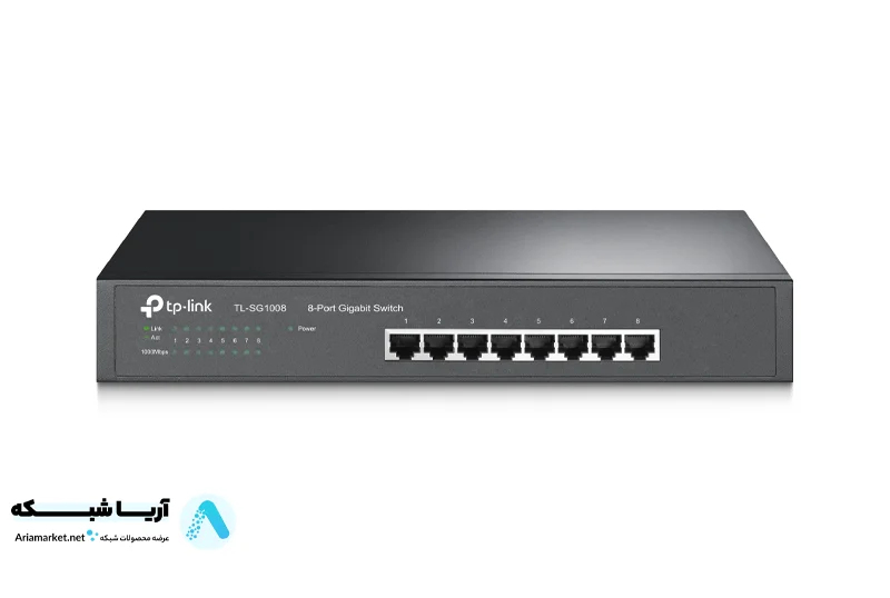 سوئیچ گیگابیتی 8 پورت تی پی لینک مدل TP-Link TL-SG1008