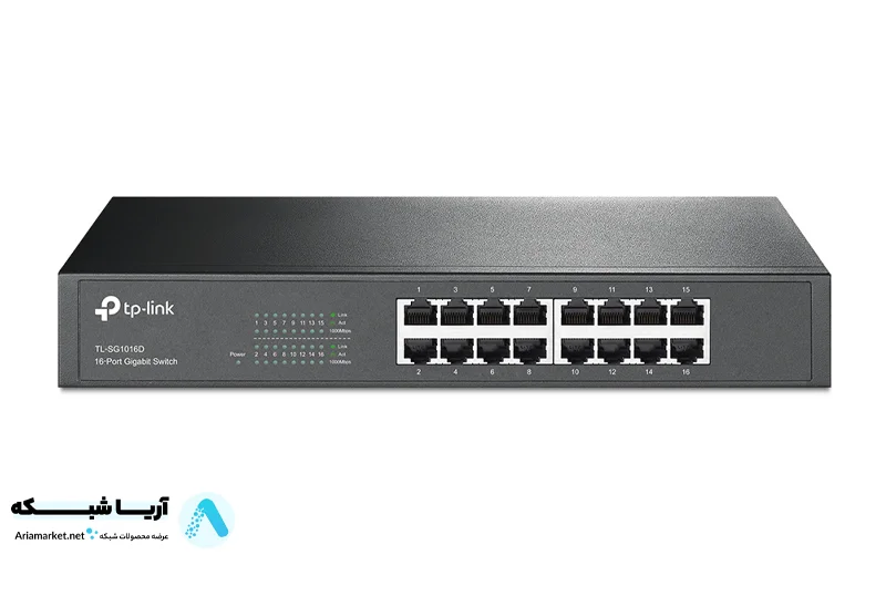 سوئیچ گیگابیتی 16 پورت تی پی لینک مدل TP-Link TL-SG1016D