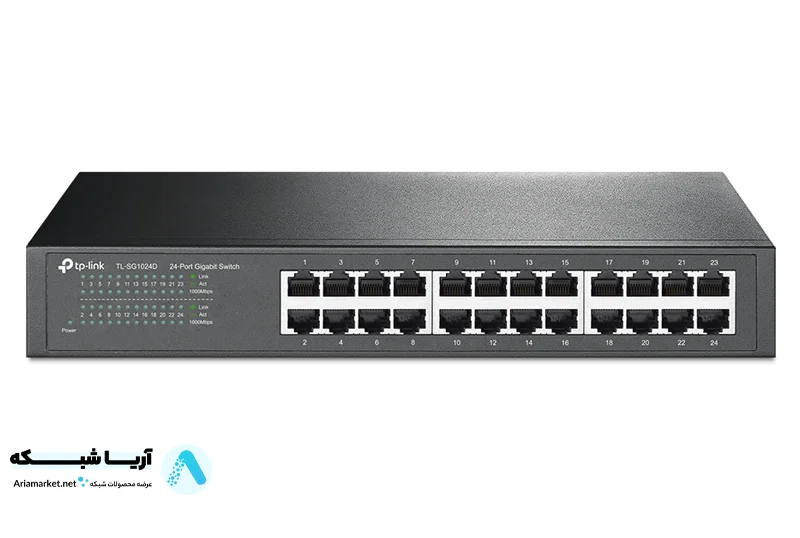 سوییچ گیگابیتی 24 پورت تی پی لینک مدل TP-Link TL-SG1024D