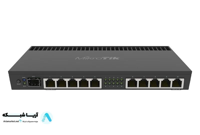 روتر برد 10 پورت میکروتیک مدل RB4011iGS+RM