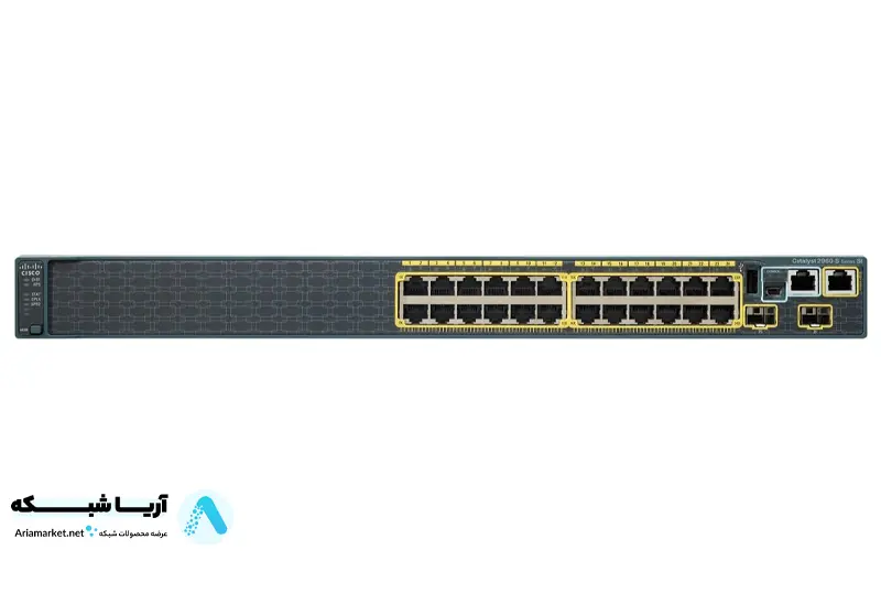 سوئیچ شبکه 24 پورت سیسکو مدل WS-C2960S-24TS-L